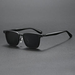 Gavi Acetate Alloy Glasses Frame With Magnetic Sunglasses Clips