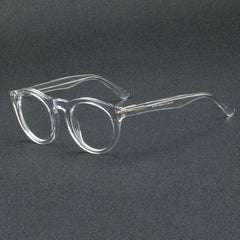 Ace Retro Acetate Glasses Frame Round Frames Southood Clear 