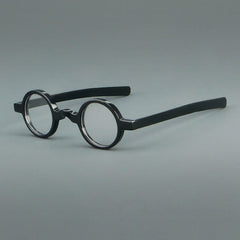 Ace Retro Acetate Glasses Frame Round Frames Southood New Black