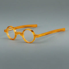 Ace Retro Acetate Glasses Frame Round Frames Southood New Orange
