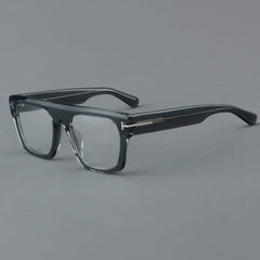 Adny Unisex Rectangle Acetate Glasses Frame Rectangle Frames Southood Grey 