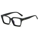 Albert Geometric Glasses Frames Rectangle Frames Southood C4 Black