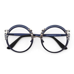 Alexis Fashion Round Glasses Frame Round Frames Southood Blue