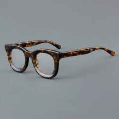 Alison Retro Acetate Glasses Frame Round Frames Southood Leoaprd