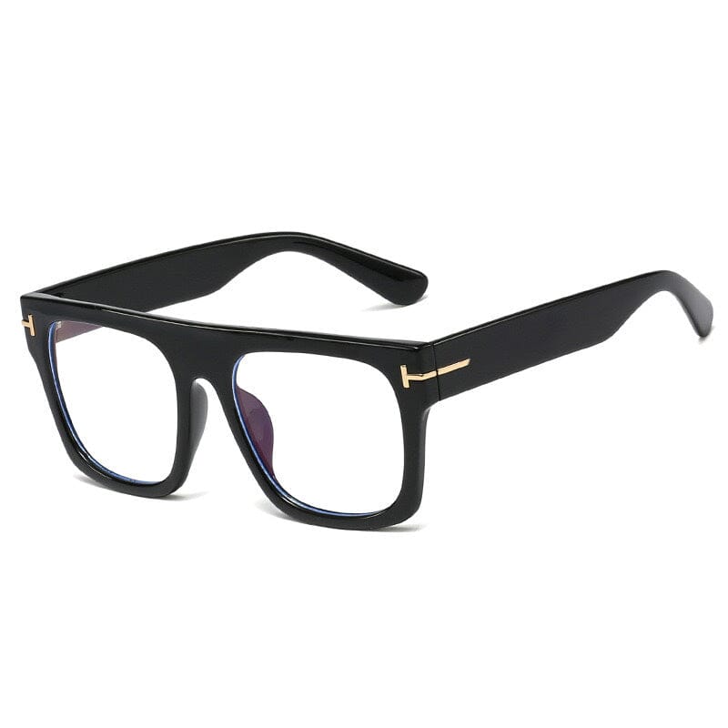 Alonso Unisex Rectangle Couple Glasses Rectangle Frames Southood C1 black