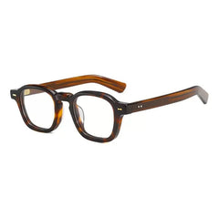 Alto Vintage Acetate Glasses Frame Rectangle Frames Southood Leopard