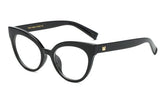 Alvina Vintage Glasses Frames Cat Eye Frames Southood C4 black