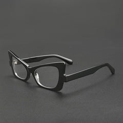 Alyssa Retro Cat Eye Glasses Frame Cat Eye Frames Southood Black