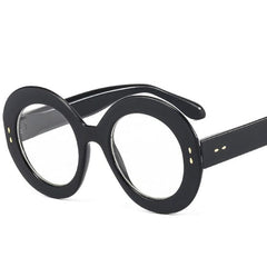 Annabelle Brand Large Round Eyeglasses Frame Round Frames Southood Black