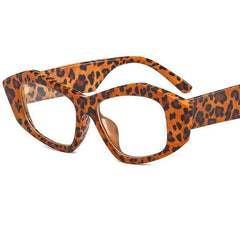 Antonia Zebra Print Glasses Frame Geometric Frames Southood