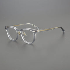 Atwell Vintage Acetate Glasses Frame Rectangle Frames Southood Gray