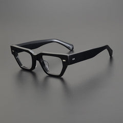 Aubrey Retro Acetate Glasses Frame Geometric Frames Southood Black