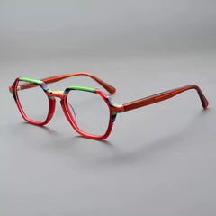 August Vintage Acetate Glasses Frame Geometric Frames Southood C2