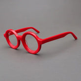 Ayers Retro Acetate Glasses Frame Round Frames Southood Red