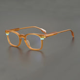 Baal Vintage Colorful Acetate Glasses Frame Rectangle Frames Southood Orange