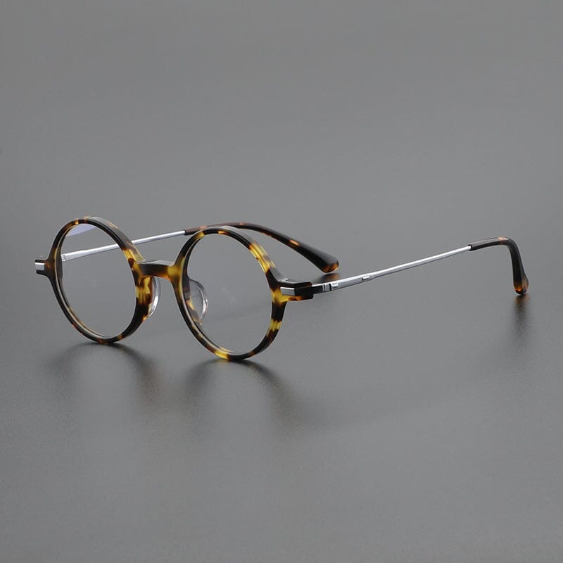 Bardo Vintage Acetate Glasses Frame Round Frames Southood Leopard