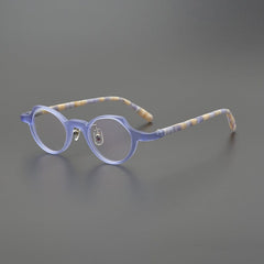 Bari Acetate Glasses Frame Geometric Frames Southood Matte Blue