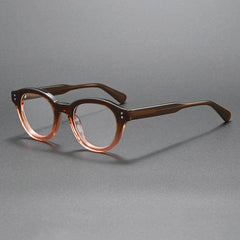 Beck Vintage Acetate Glasses Frame Oval Frames Southood Clear Tea