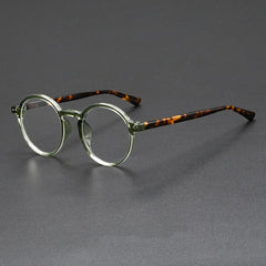 Believer Vintage TR90 Round Eyeglasses Round Frames Southood Clear Green