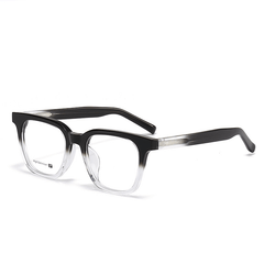 Belloso Business Trend Gradient Glasses Frame Rectangle Frames Southood Fading Black