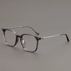 Benjamin TR90 Vintage Eyeglass Frame Rectangle Frames Southood Khaki Grey