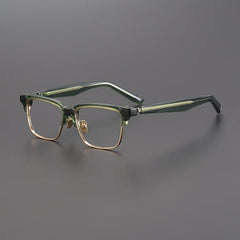 Benji Browline Acetate Glasses Frame Browline Frames Southood Green