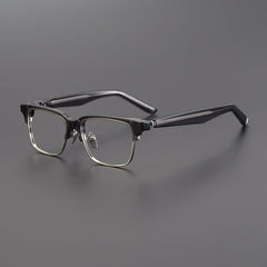 Benji Browline Acetate Glasses Frame Browline Frames Southood Grey