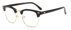 Berg Trendy Glasses Frame Rectangle Frames Southood bright black gold 