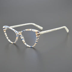 Beth Acetate Cat Eye Glasses Frame Cat Eye Frames Southood Blue