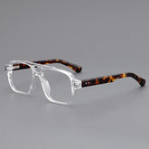 Bien Vintage TR90 Aviator Eyeglasses Aviator Frames Southood Clear Leopard