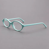 Birkit Vintage Acetate Glasses Frame Oval Frames Southood Blue