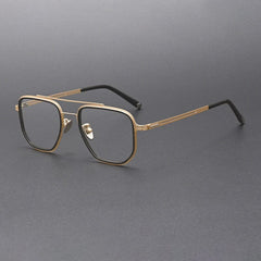 Blockx Vintage TR90 Alloy Eyeglasses Frame Aviator Frames Southood Gold