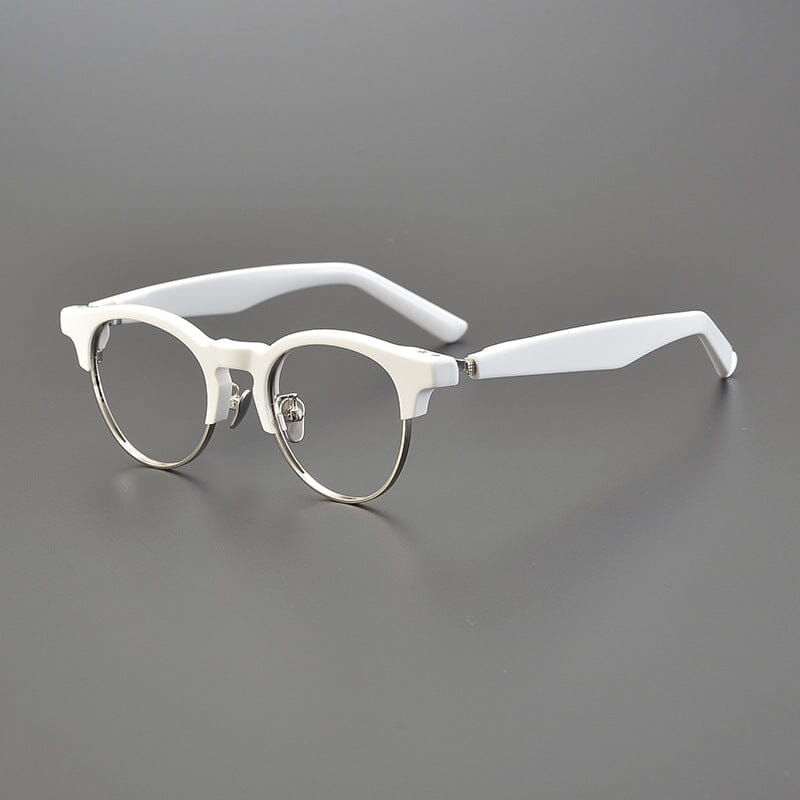 Bo Browline Acetate Glasses Frame Browline Frames Southood White