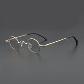 Bob Retro Small Round Glasses Frame Round Frames Southood Gold