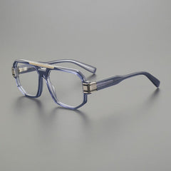 Boc Oversized Squre Acetate Eye Glasses Frame Rectangle Frames Southood Blue