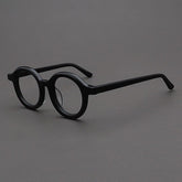 Boe High Quality Vintage Acetate Glasses Round Frames Southood Black