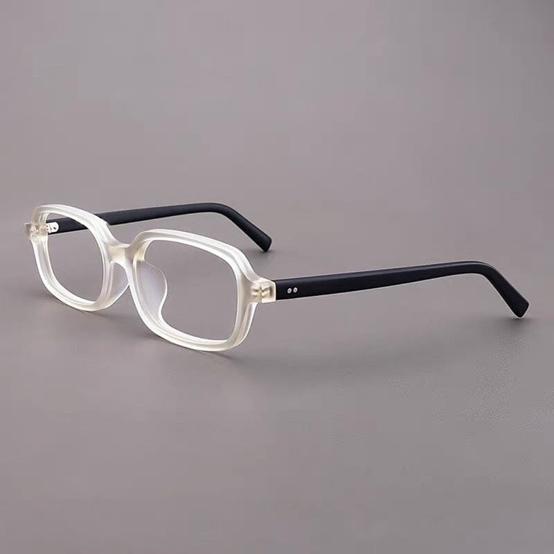 Bonnie Acetate Rectangle Glasses Frame Rectangle Frames Southood Matte Yellow Black