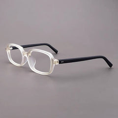 Bonnie Acetate Rectangle Glasses Frame Rectangle Frames Southood Matte Yellow Black