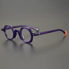 Boshell Vintage Small Round Acetate Glasses Frame Round Frames Southood Purple 