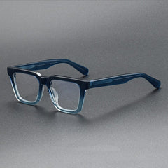 Bryce Vintage Acetate Glasses Frame Rectangle Frames Southood Blue