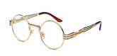 Buck Vintage Steampunk Round Glasses Frame Round Frames Southood C10 gold clear