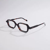 Bulls Retro Rectangle Glasses Frame Rectangle Frames Southood Leopard