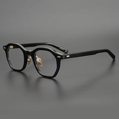Burgos Acetate Eyeglasses Frame Geometric Frames Southood Black