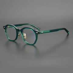Burgos Acetate Eyeglasses Frame Geometric Frames Southood Green