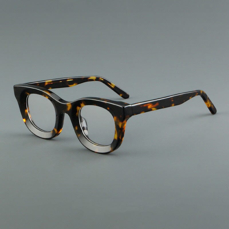 Cade Vintage Acetate Glasses Frame Cat Eye Frames Southood Leopard