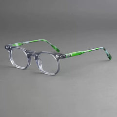 Camden Vintage Acetate Glasses Frame Oval Frames Southood Gray Green