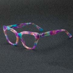 Carla Acetate Cat Eye Glasses Frame Cat Eye Frames Southood Multicolor