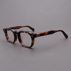 Casper Personalized Acetate Glasses Frame Rectangle Frames Southood Leopard