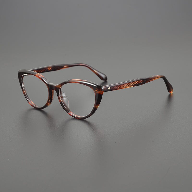 Cathia Vintage Acetate Glasses Frame Cat Eye Frames Southood Leopard