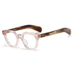 Chad Acetate Glasses Frame Round Frames Southood Pink
